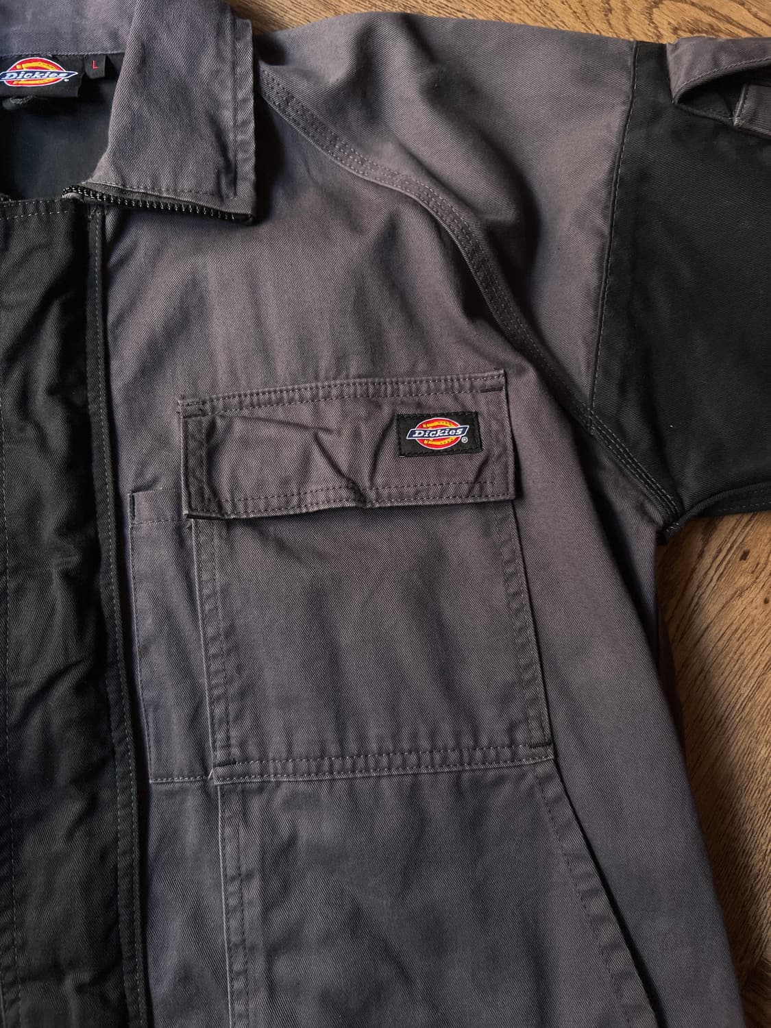 [L]디키즈 USA 차콜그레이 투톤 워크자켓 상품이미지3