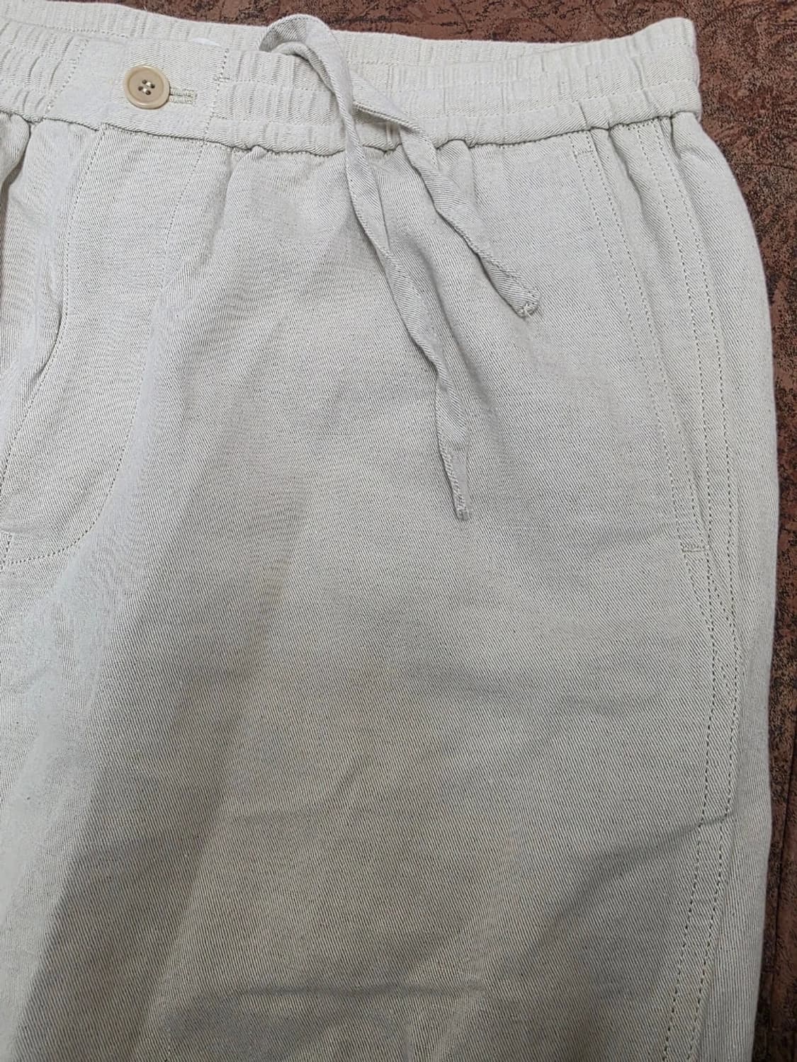 아르켓 린넨 혼방 밴딩 팬츠 34 상품이미지2