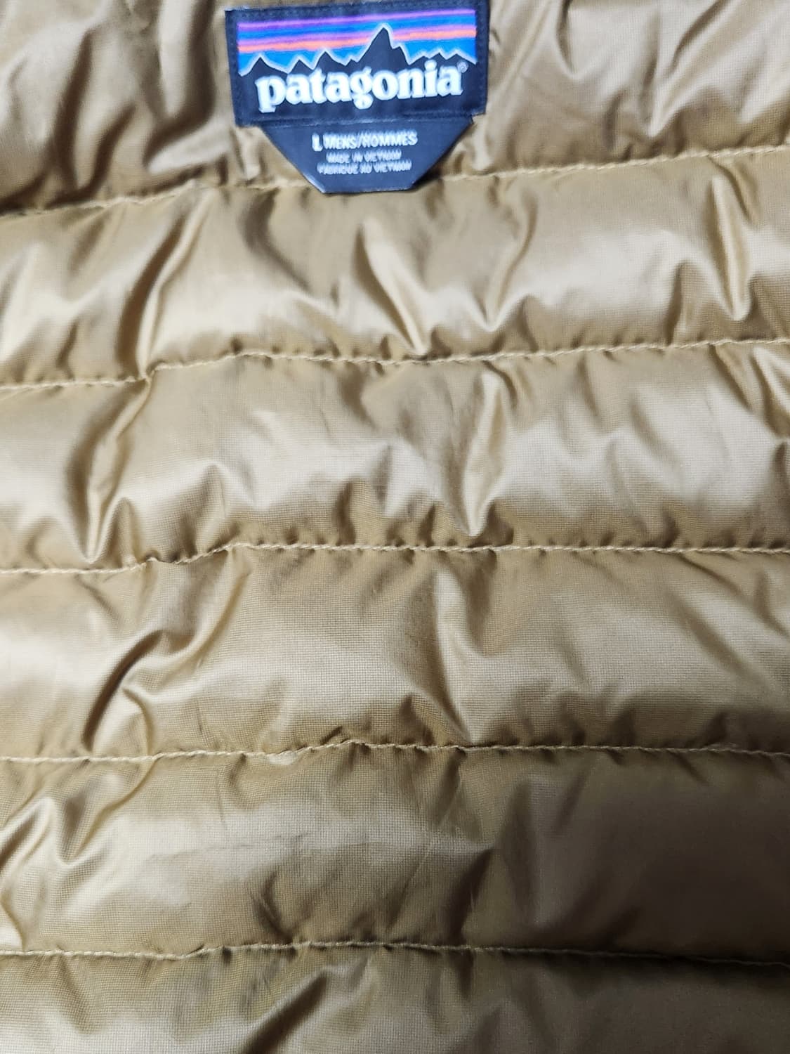 파타고니아 다운 패딩 조끼 L 상품이미지4