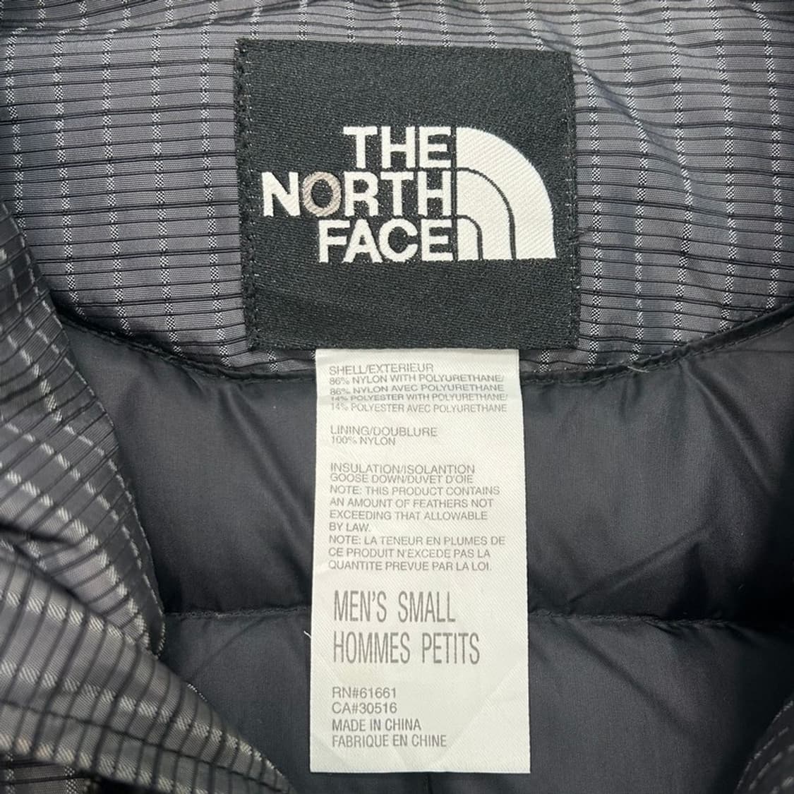 노스페이스 차콜 사이드 울 배색 패디드 패딩 S 상품이미지5