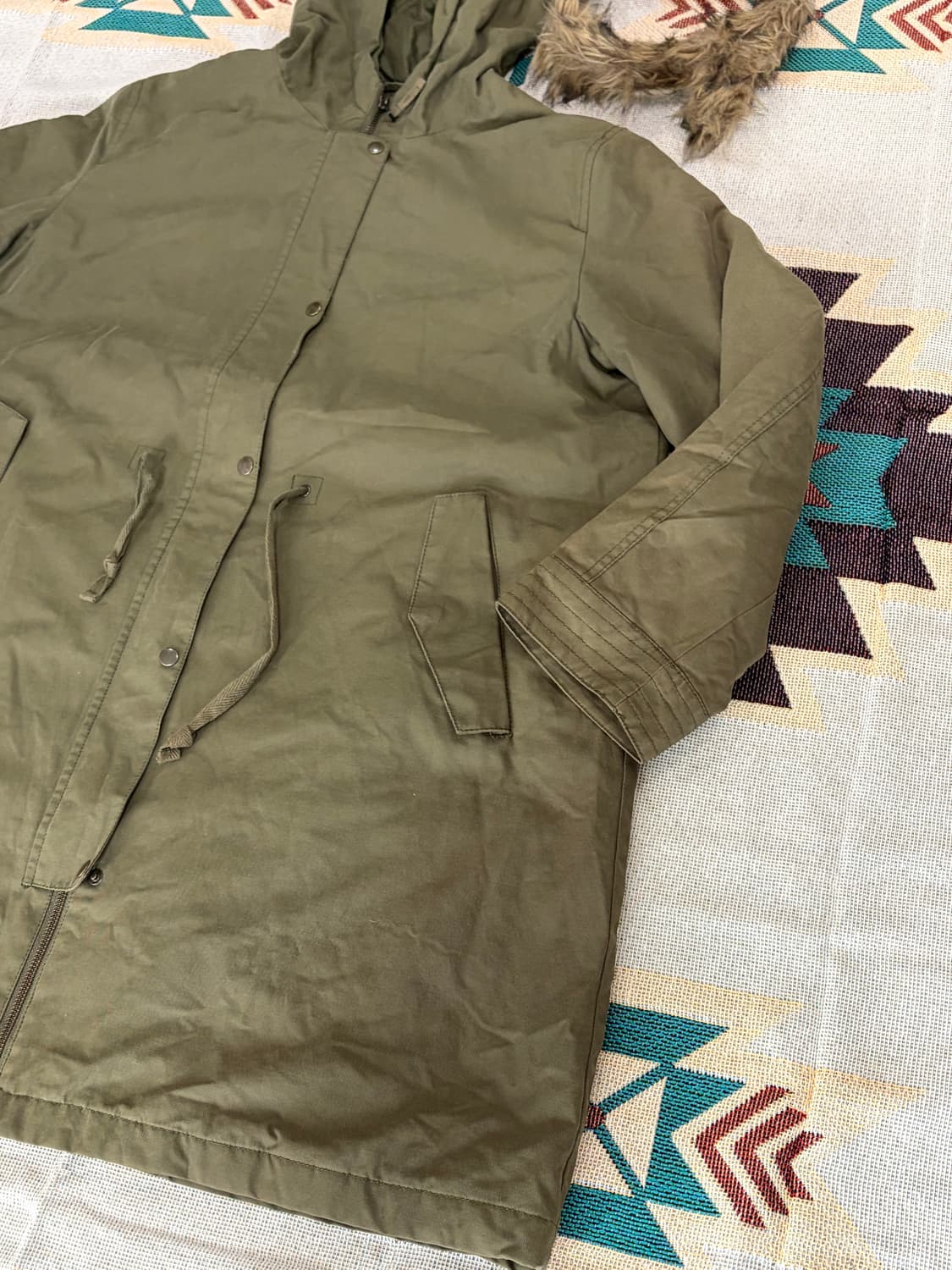 GU Quilted mod parka / 밀리터리 야상 모드 파카 상품이미지2