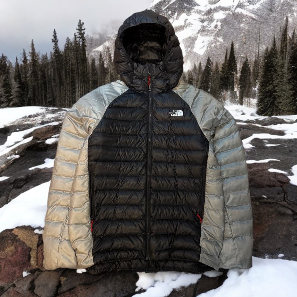 노스페이스 경량패딩 아이언 자켓 실버 (XL) 상품이미지1