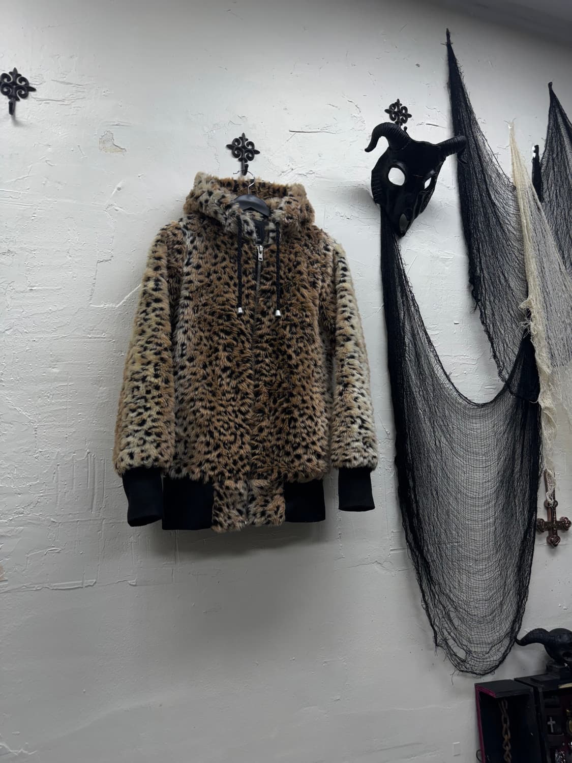 Glad news leopard fur fleece 상품이미지1