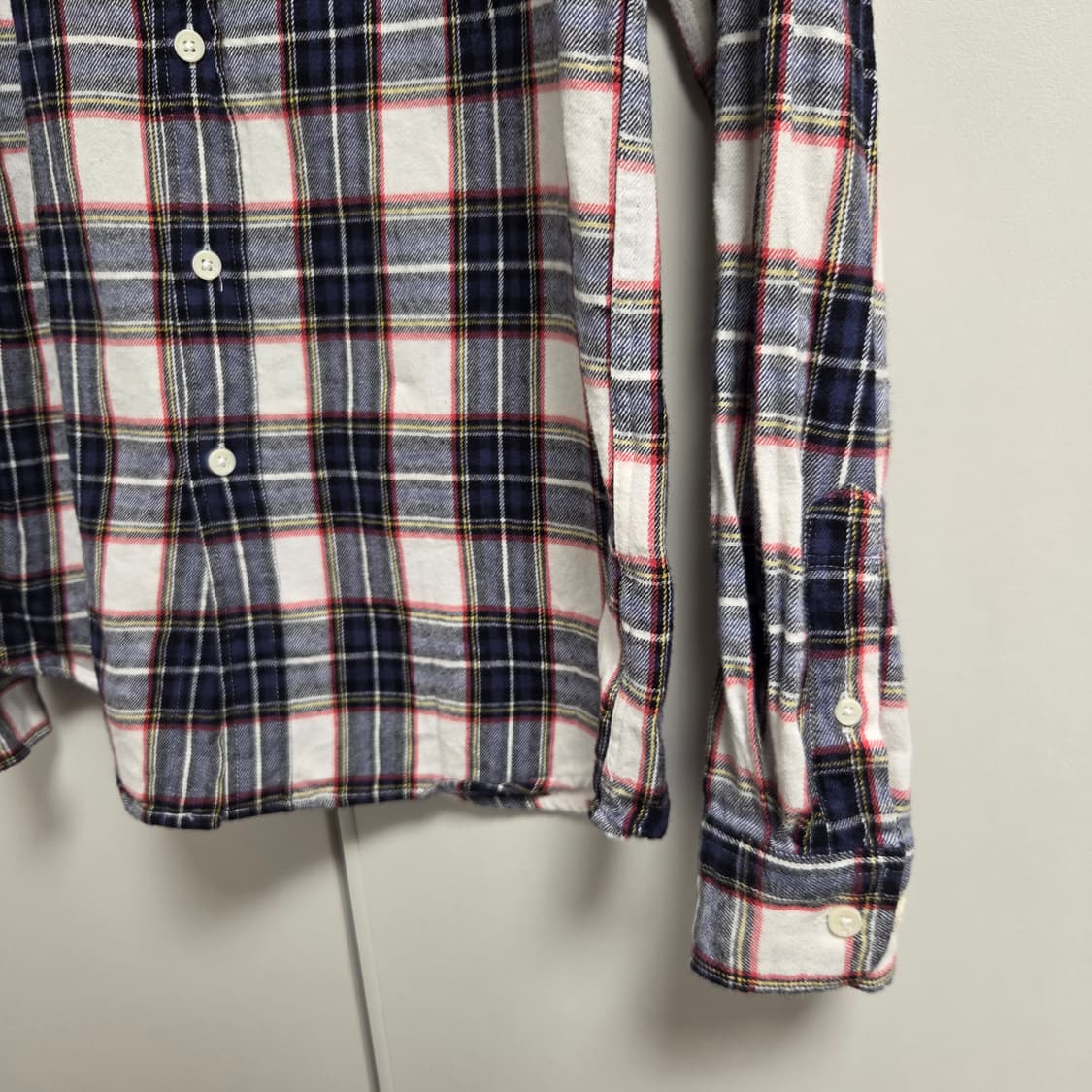 Browny 재팬 플란넬 체크 셔츠 L(100) 상품이미지4