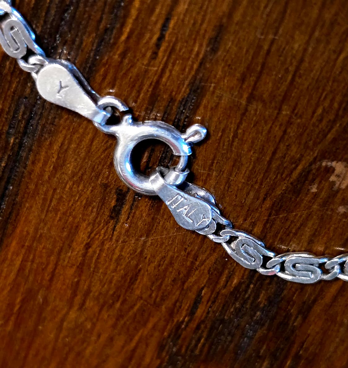 🇮🇹이탈리아 체인 실버 팔찌 목걸이 세트 상품이미지5