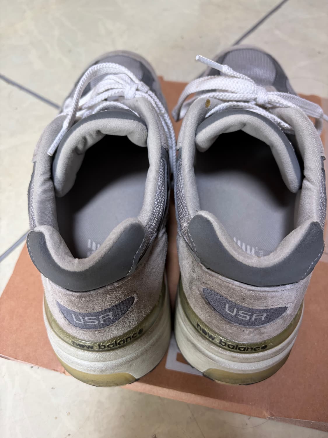 뉴발란스 992 그레이 275사이즈 상품이미지3