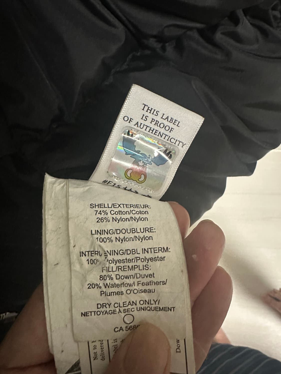 무스너클 스틸링 블랙 폭스퍼 구스다운 롱패딩 사이즈M(100-105) 상품이미지7