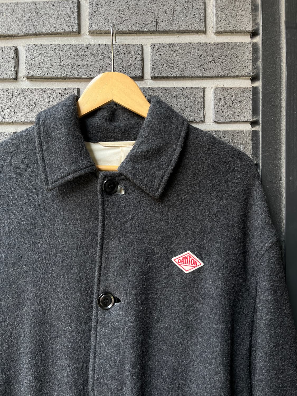 Danton 단톤 라이트 롱 코트 다크그레이 38 상품이미지2