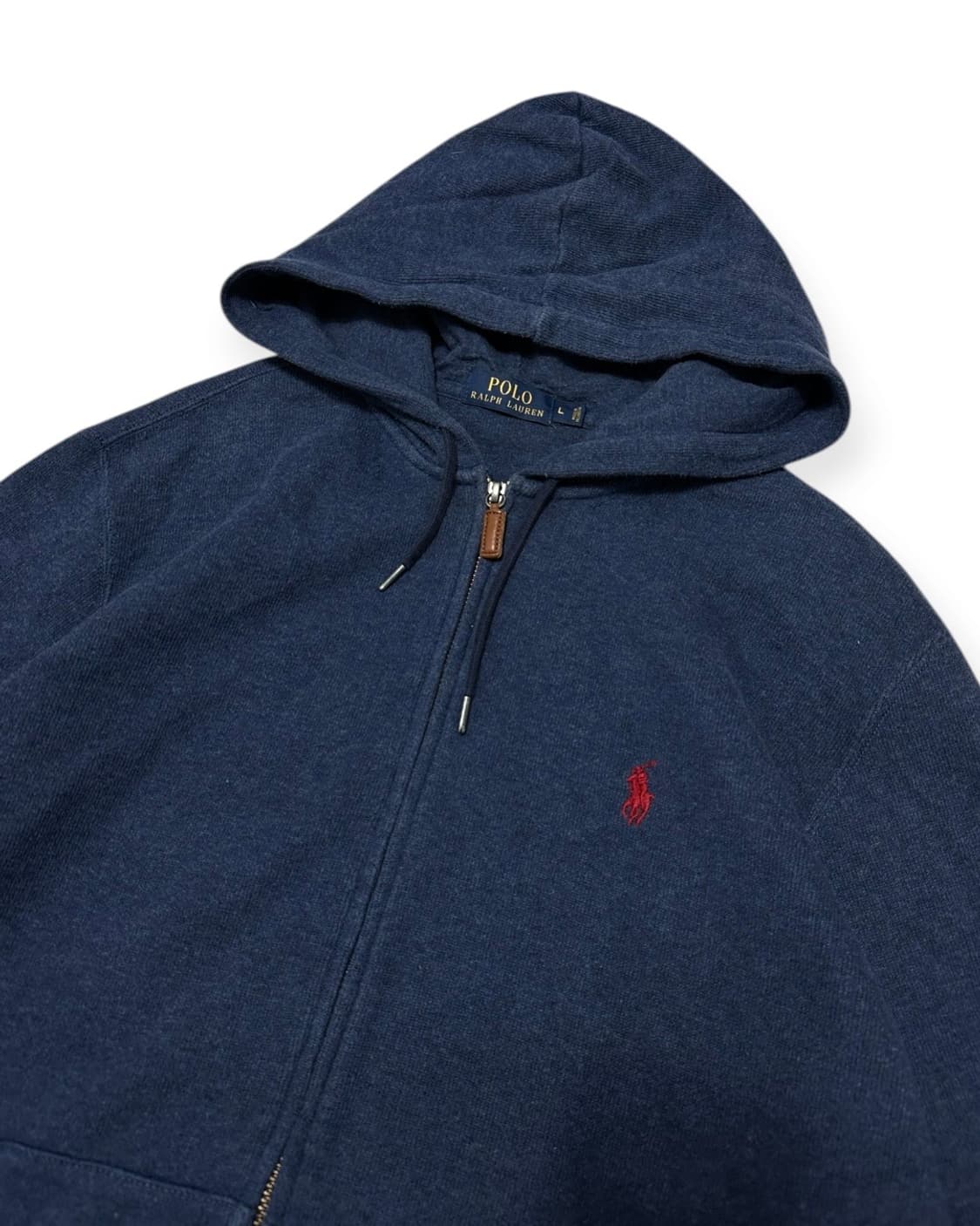 폴로 랄프로렌 네이비 니트 후드집업 상품이미지2