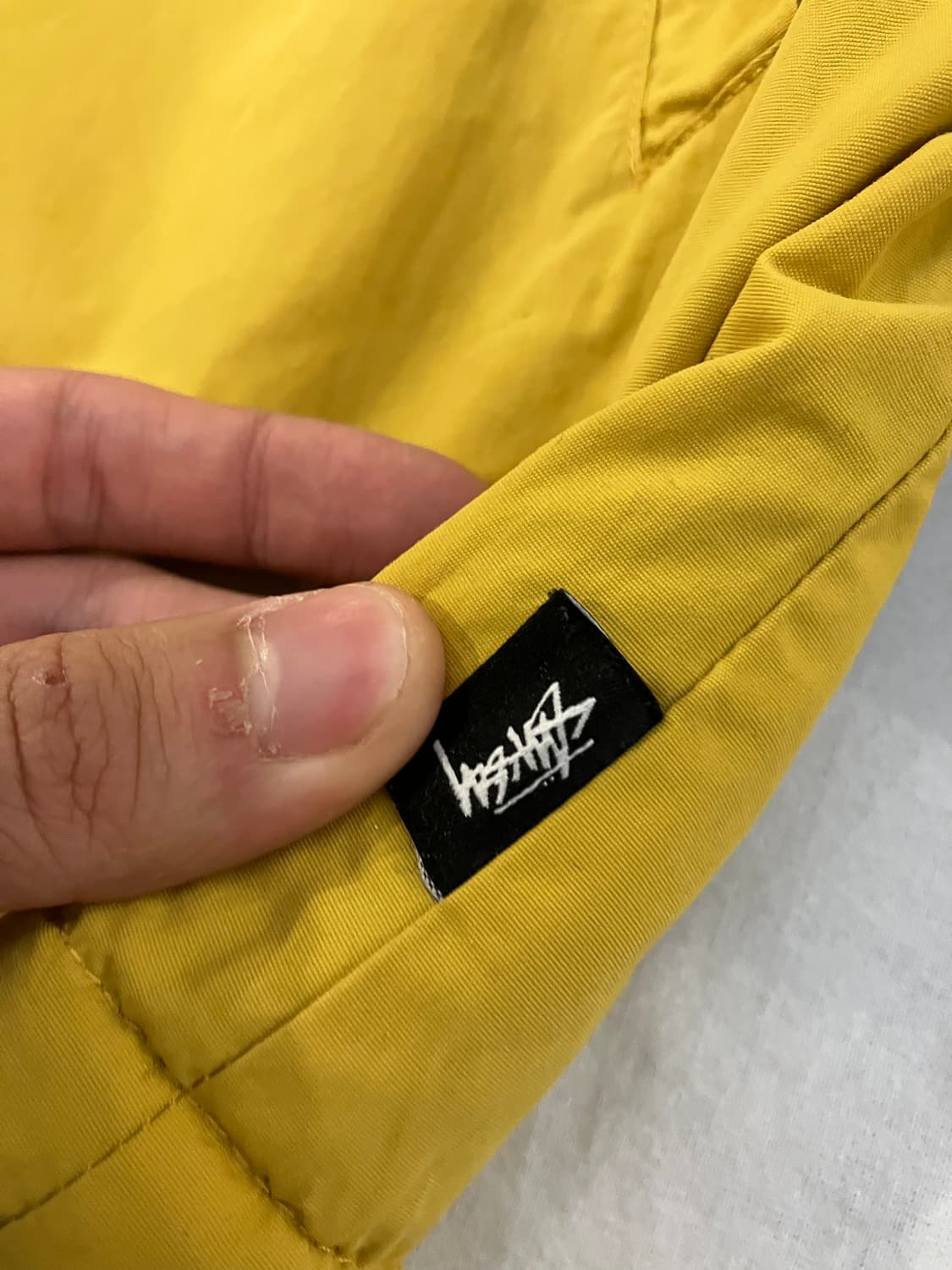 스투시 빈티지 셰르파 양털 코치자켓 플리스 옐로우 상품이미지6