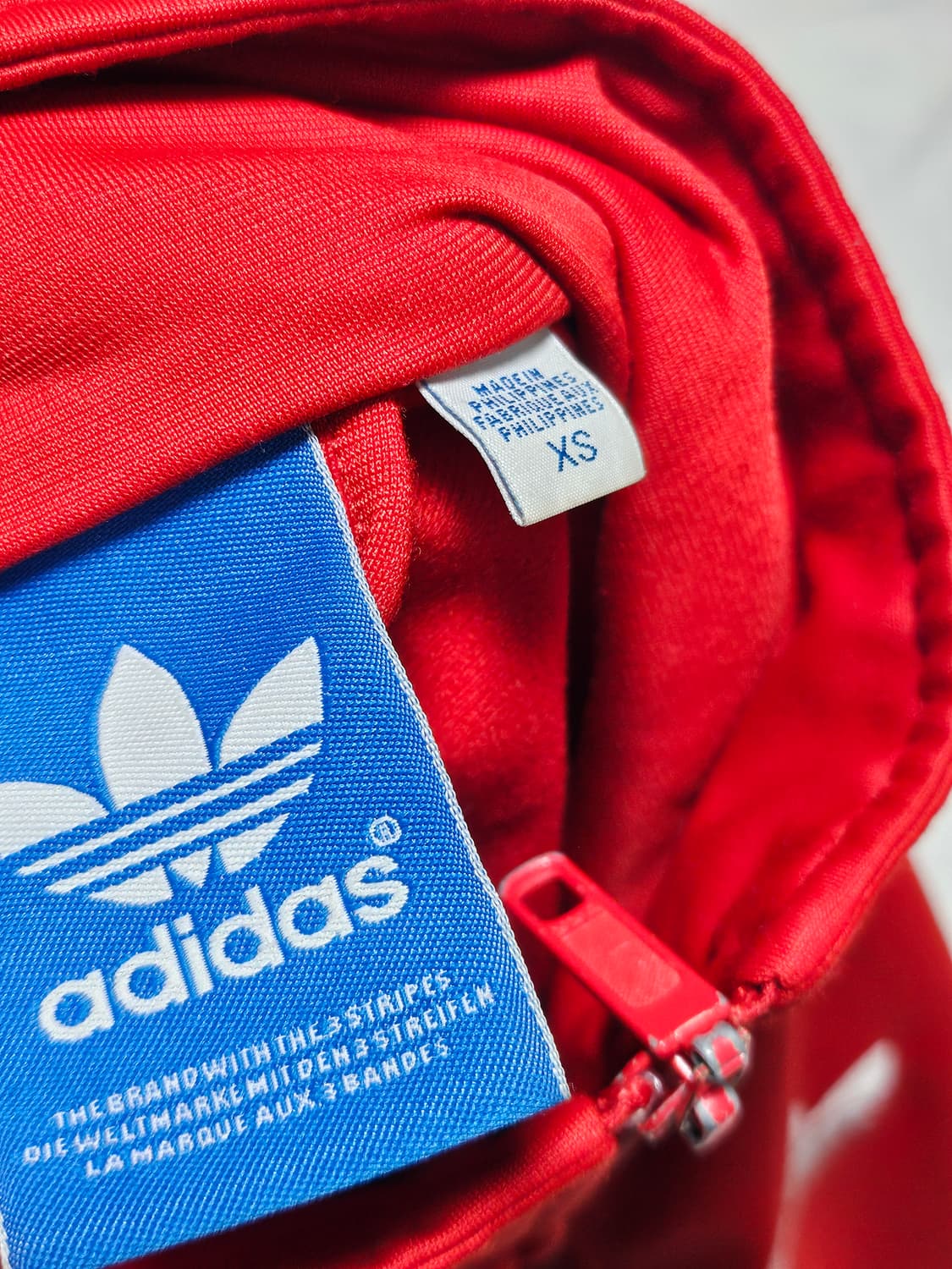 아디다스 파이어버드 트랙탑 져지 레드 XS 상품이미지4