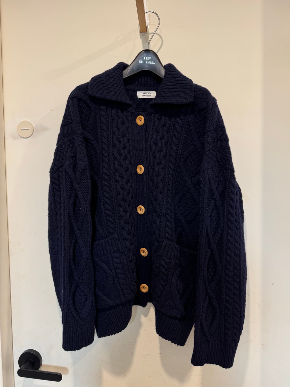 studio tomboy 스튜디오톰보이 케이블 가디건 상품이미지1