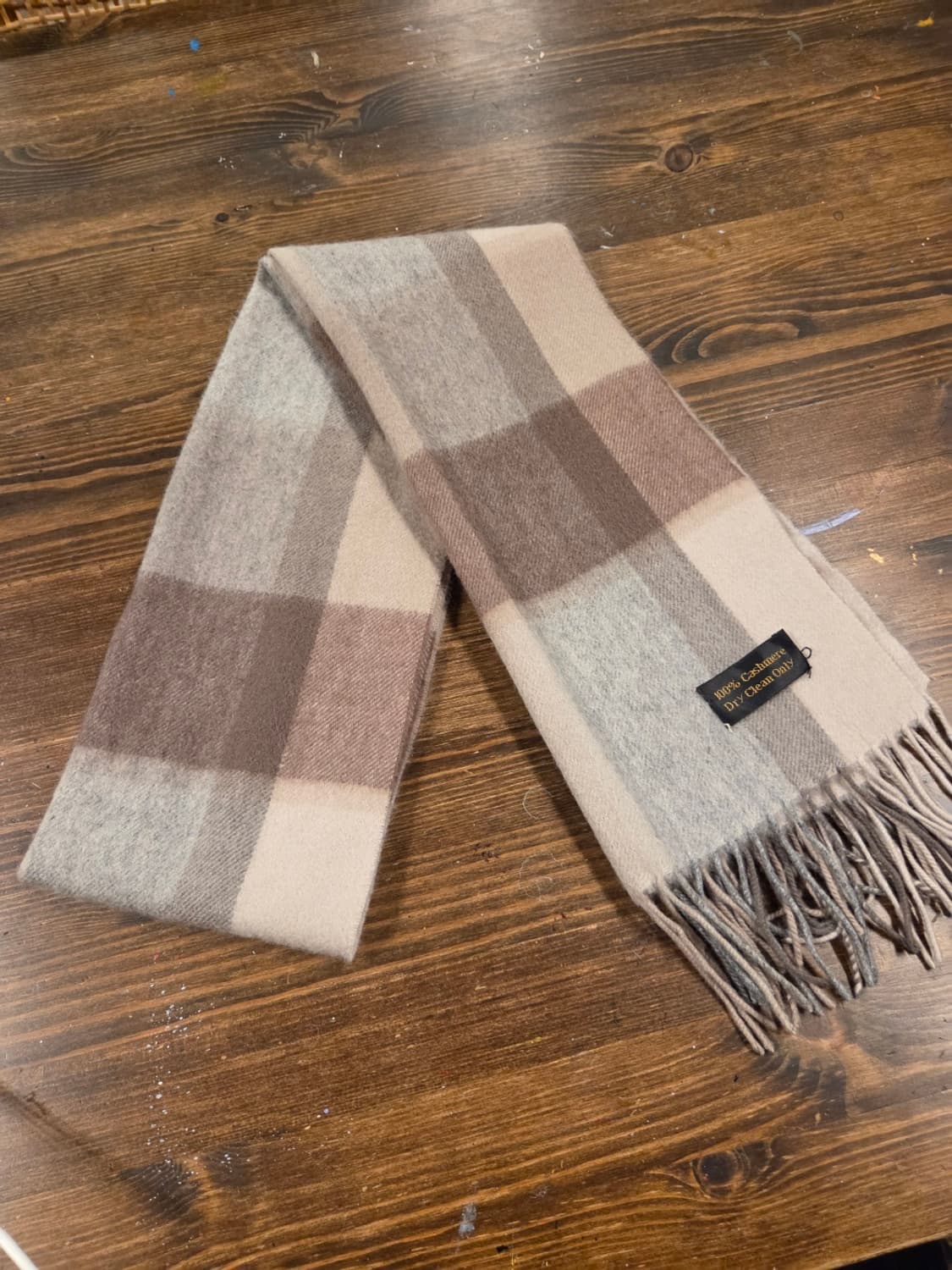 빈티지 캐시미어 머플러 상품이미지1