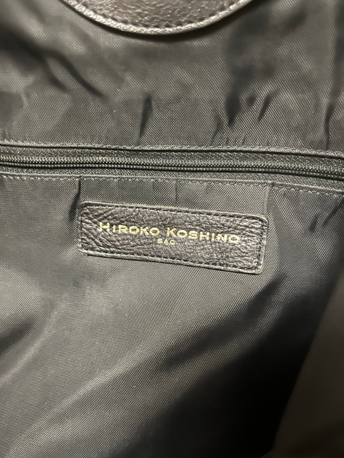 Hiroko koshino leather shoulder bag 상품이미지7