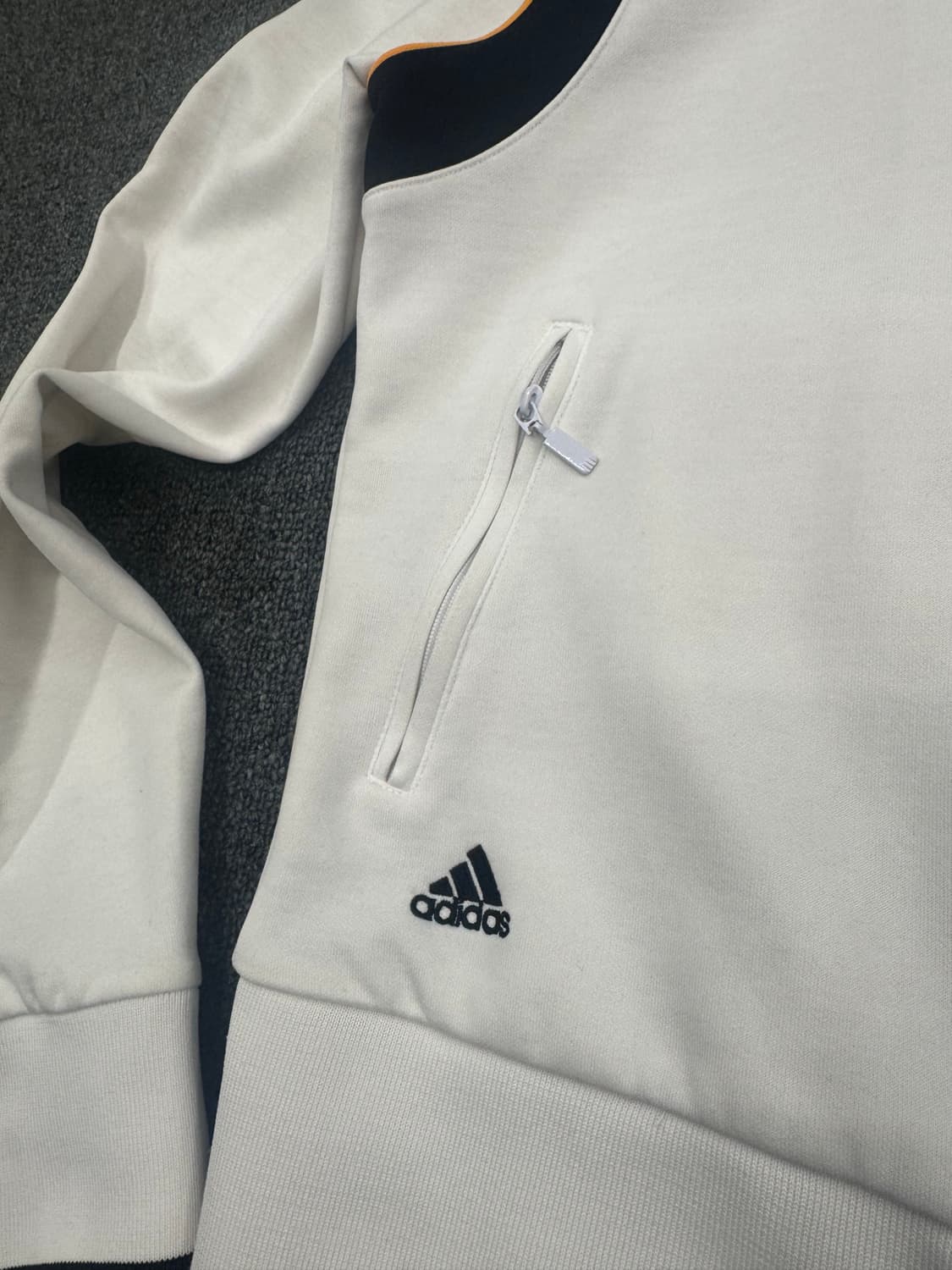 95)아디다스 빈티지 여성 독일 트랙탑 져지 화이트 상품이미지5