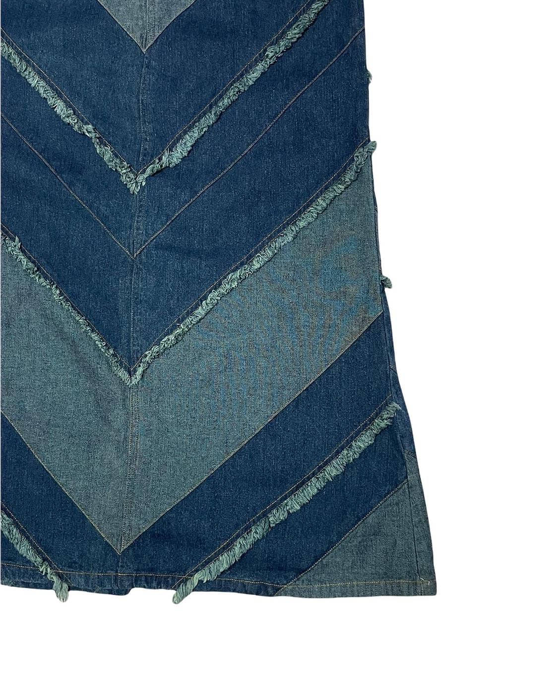 Denim detail long skirt  상품이미지4