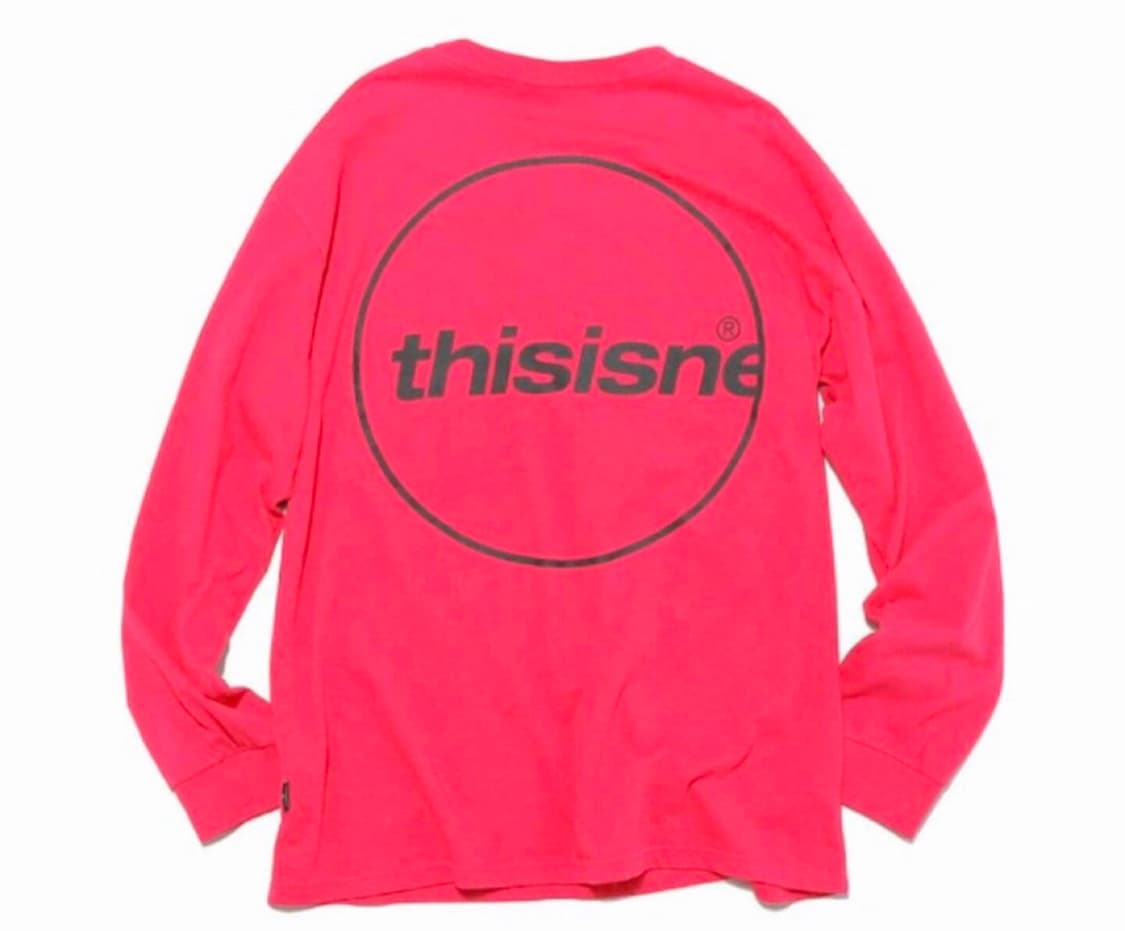 디스이즈네버댓 롱슬리브 핫핑크 상품이미지2