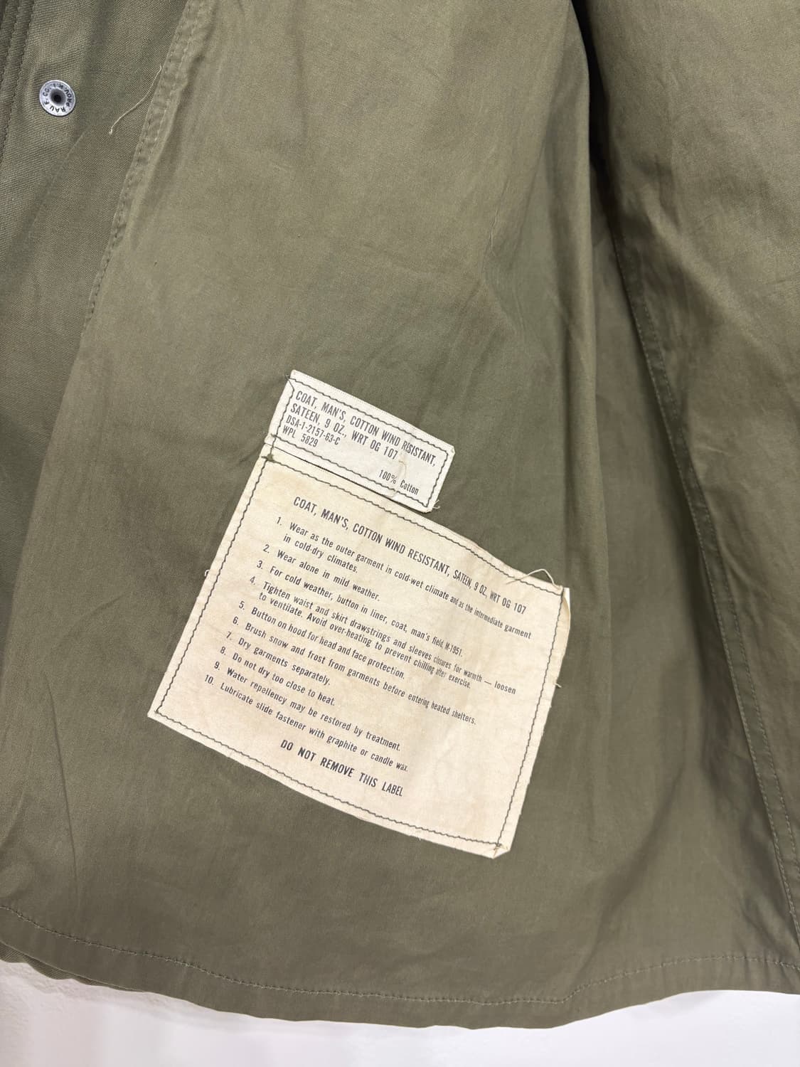 50-60‘s U.S Army M-51 Field Jacket.  상품이미지7