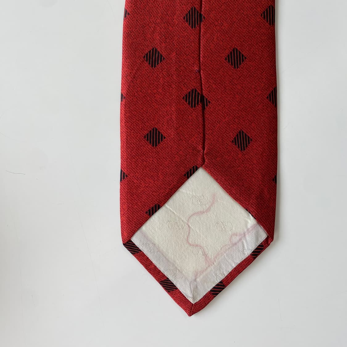 발렌티노(VALENTINO) 심플로고 정품 명품 넥타이 7.8cm 상품이미지7