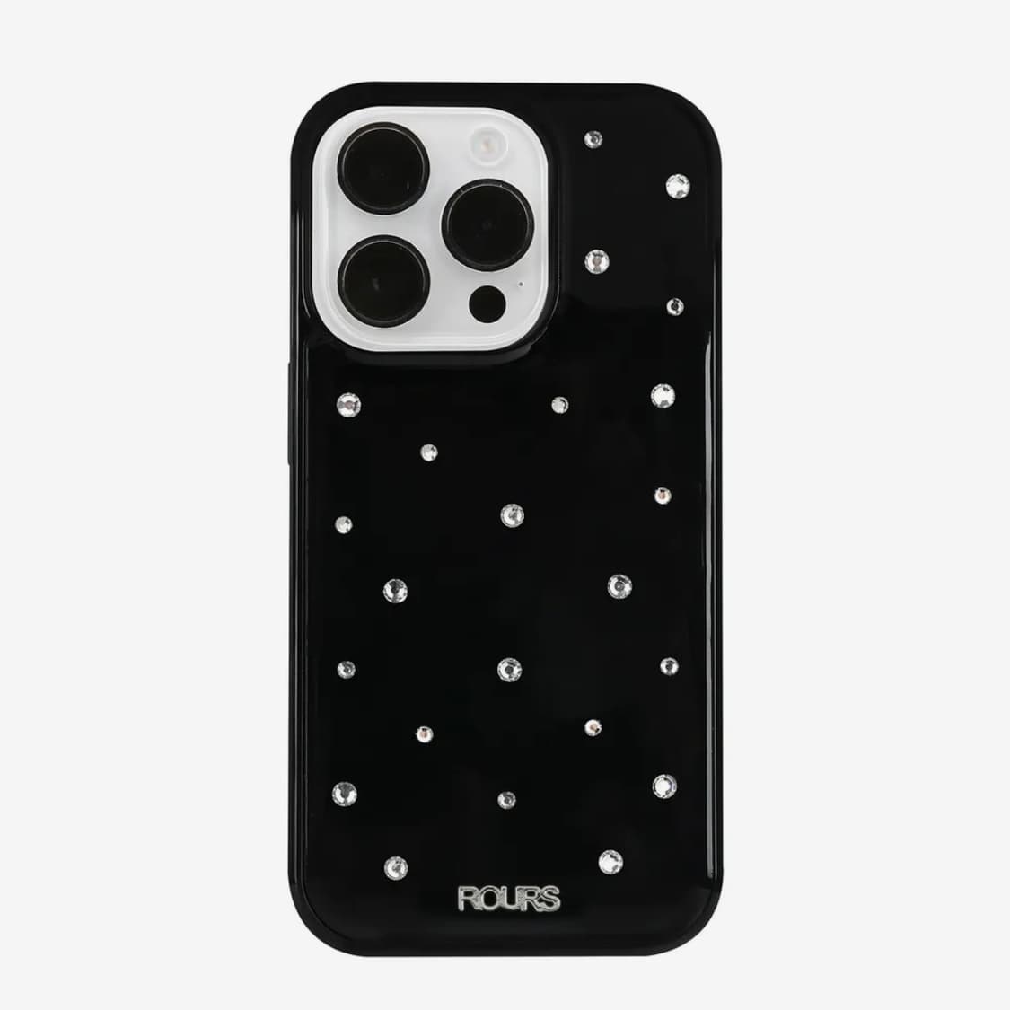 [새상품] 아이폰 16 큐빅 에폭시 케이스 블랙 상품이미지1