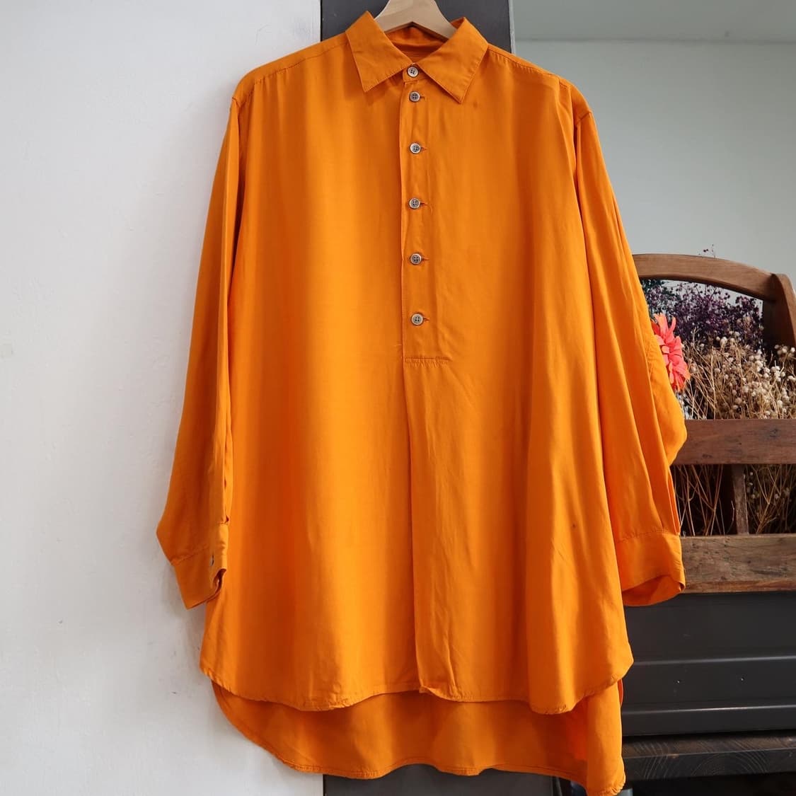 요지야마모토 레이온 풀오버 셔츠 상품이미지1