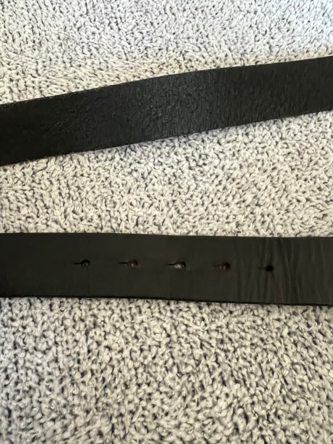 폴로 랄프 로렌 포니 로고 플라크 가죽 벨트 상품이미지4