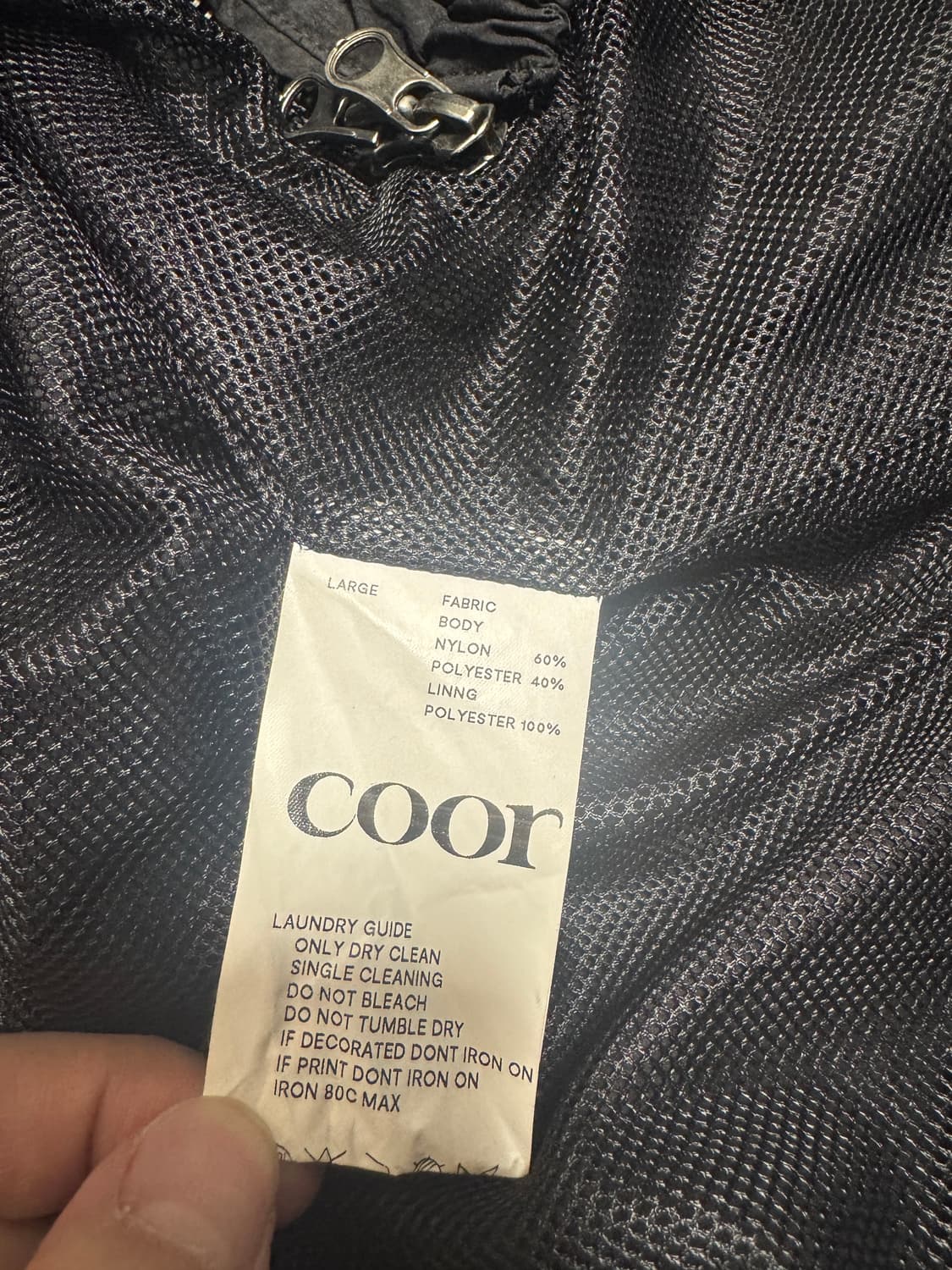 쿠어 / 나일론 셔링 블루종 / L 상품이미지4