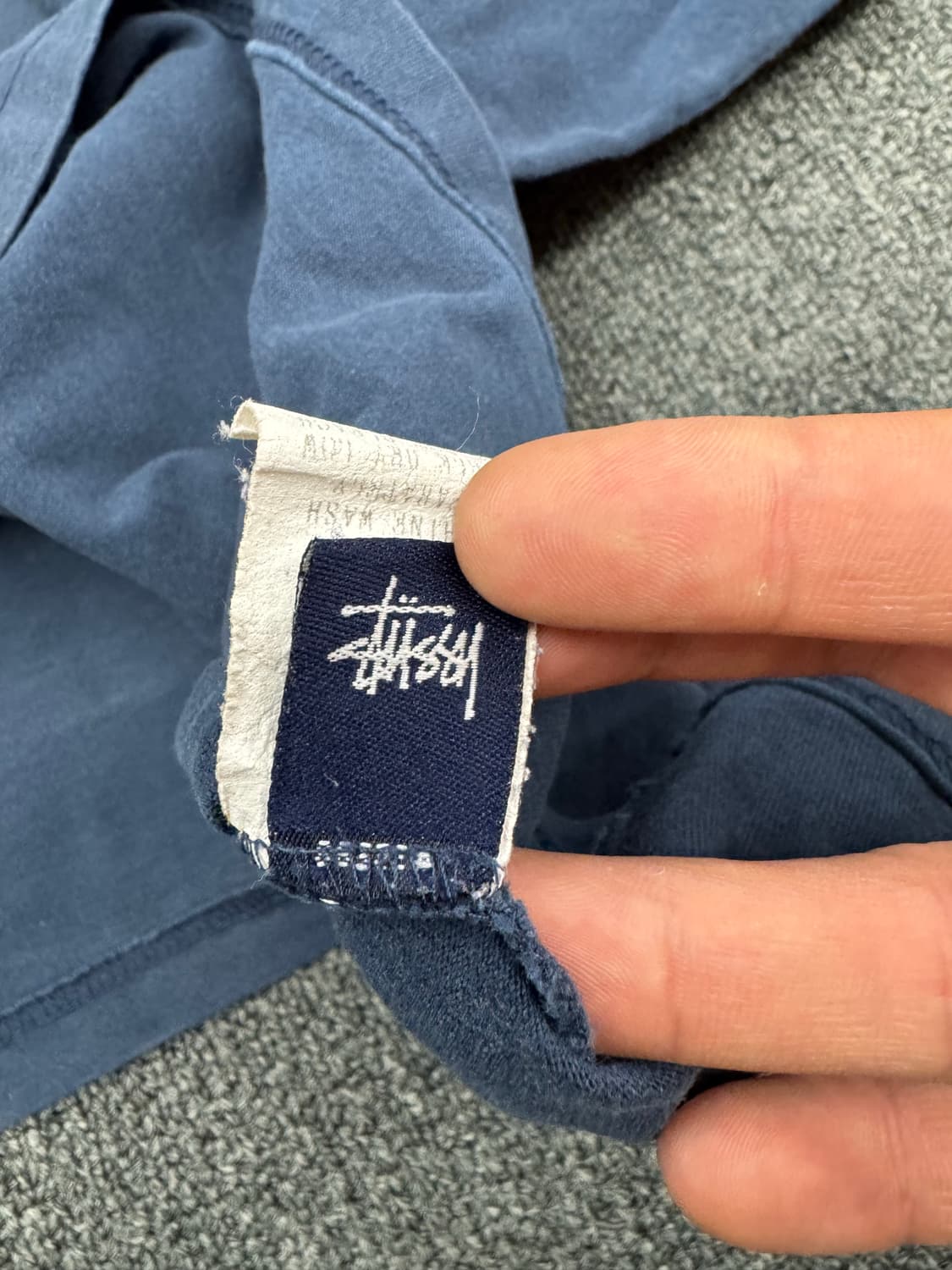 M)00’s 스투시 빈티지 크라운 로고 프린팅 롱슬리브 상품이미지5