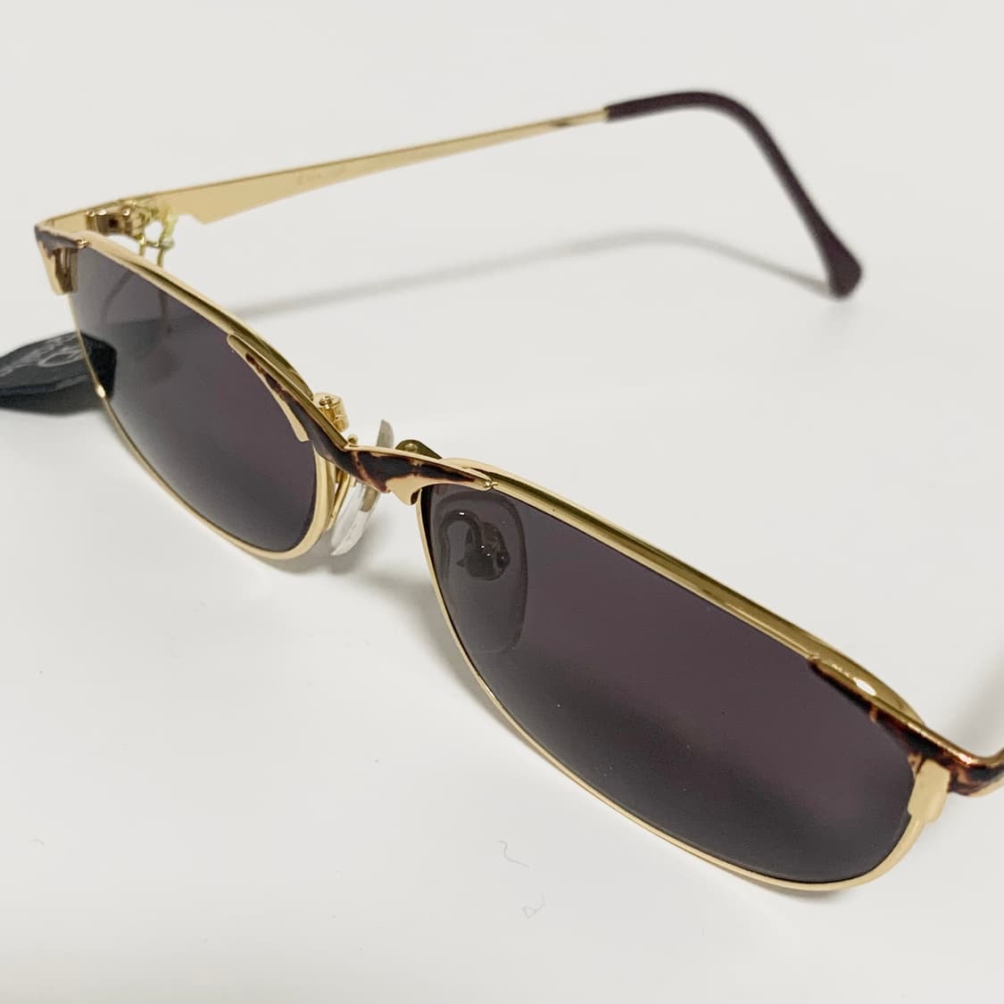 383 데드스탁 픽키 빈티지 남녀공용 메탈 선글라스 골드 상품이미지3