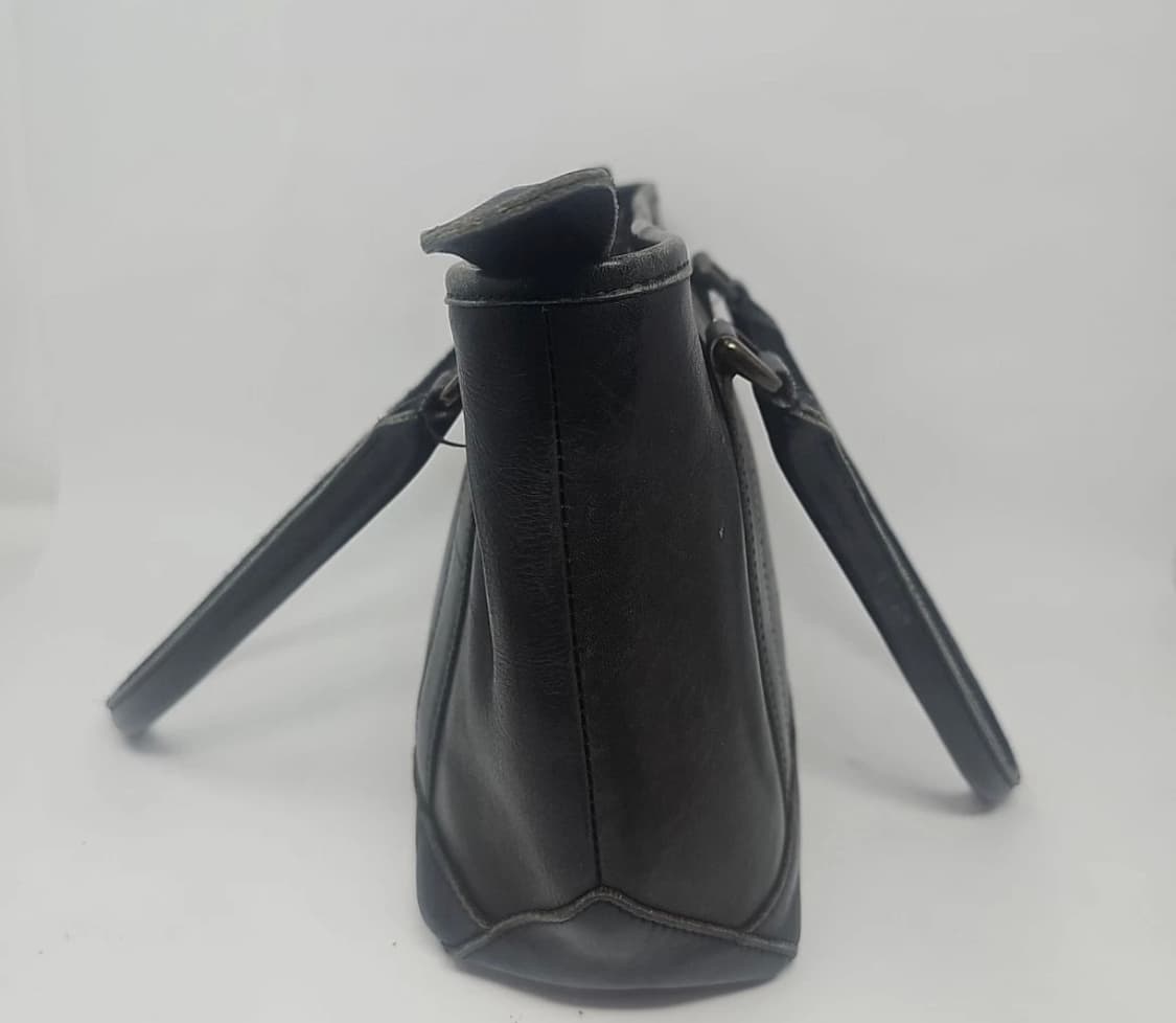 L.L.Bean Field & Town 블랙 레더 토트백 / 엘엘빈 빈티 상품이미지5