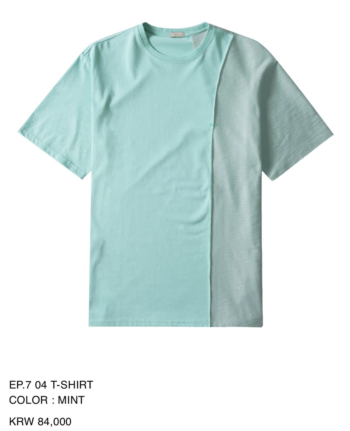 (구매) xlim ep.7 04 t-shirt mint(m)구매합니다 상품이미지1