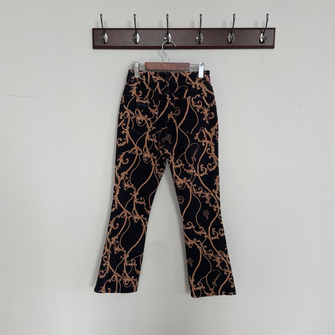 가니 바로크 프린트 데님 팬츠 바지 상품이미지5