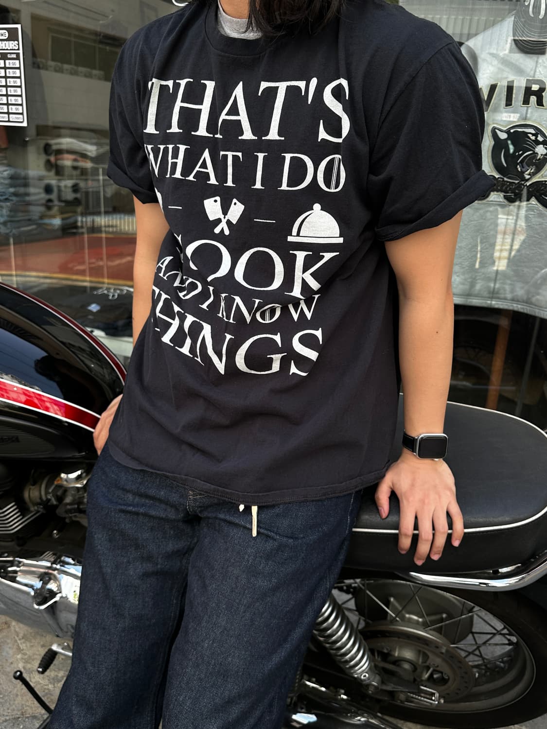 PORT & COMPANY 그래픽 티셔츠 cook 상품이미지2