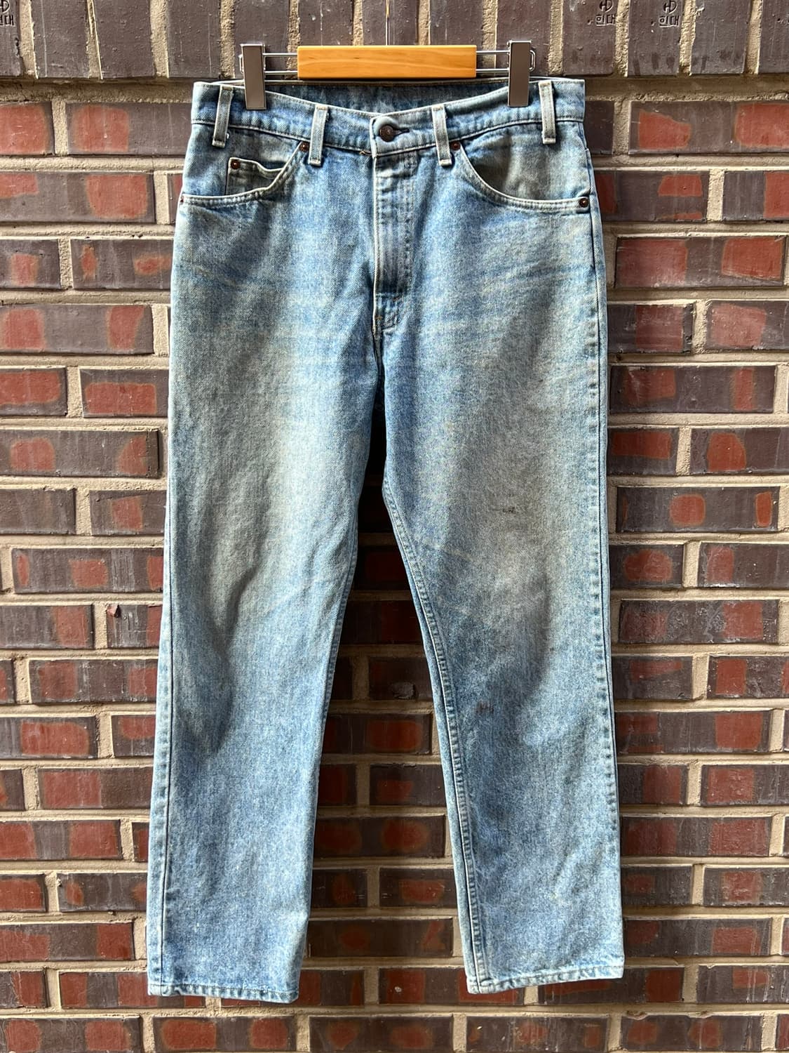 90's [33x30] 리바이스 509 오렌지탭 USA 빈티지 데님 팬츠 상품이미지1