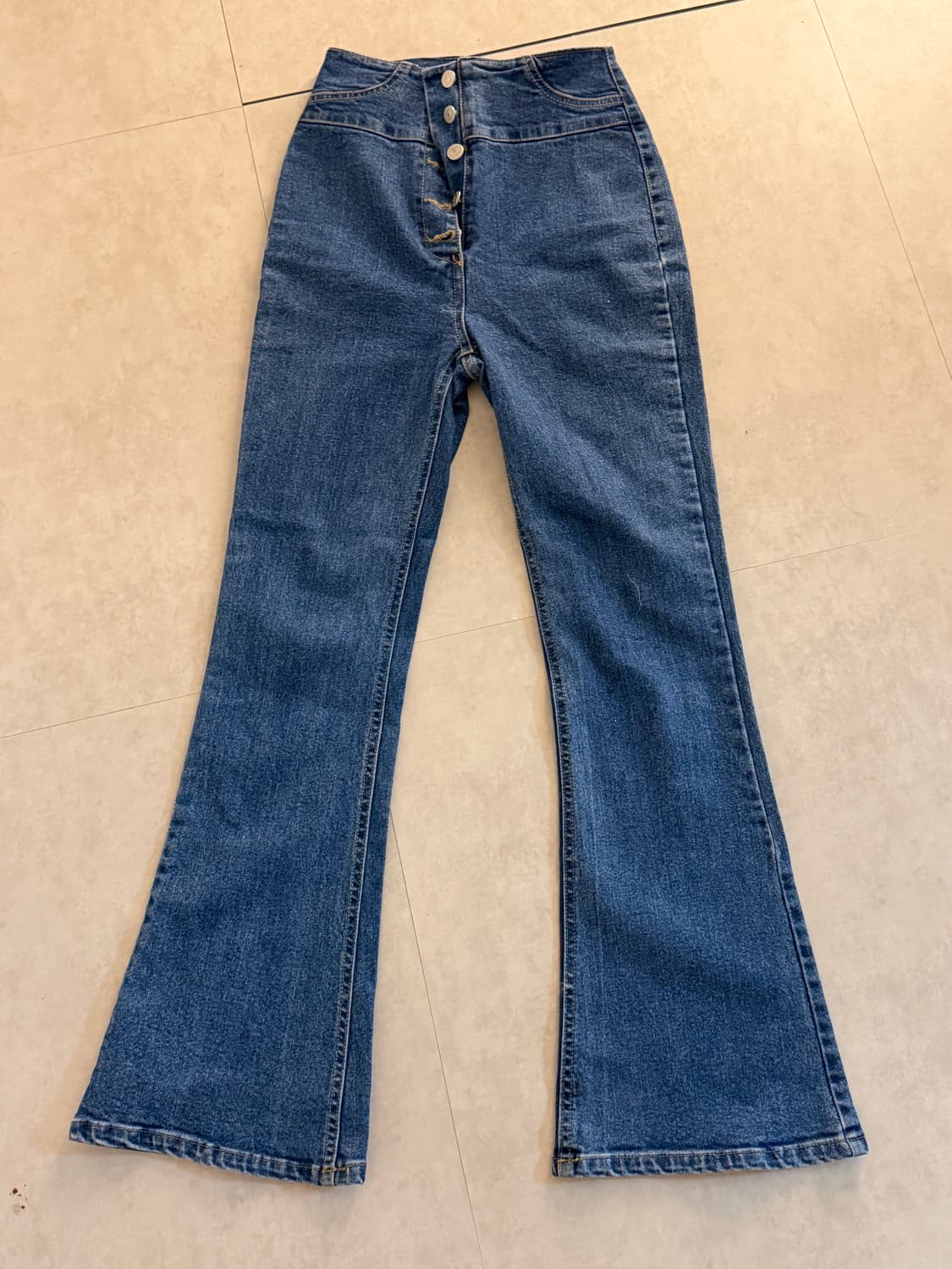 사이즈 스몰 허리 부츠컷바지  상품이미지1