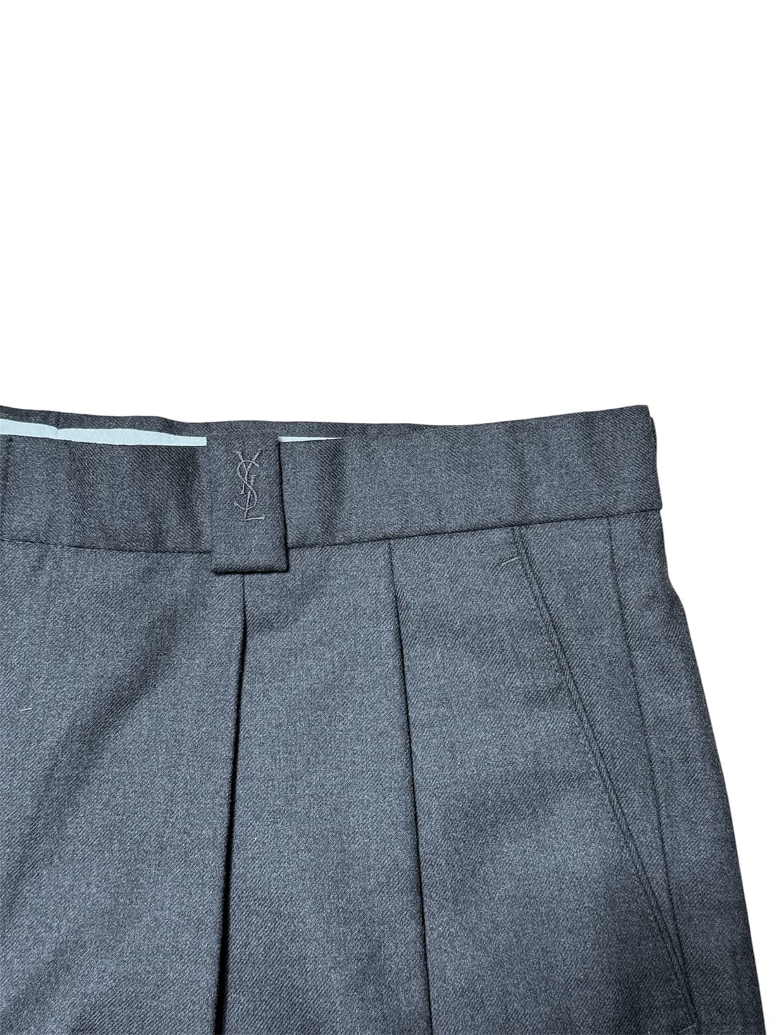 90s 입생로랑 뿌르 옴므 투 턱 울 슬랙스 상품이미지3