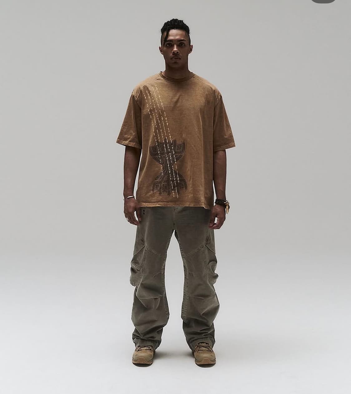 이그노타 WASHED CARGO PANTS (SAND) s 상품이미지2