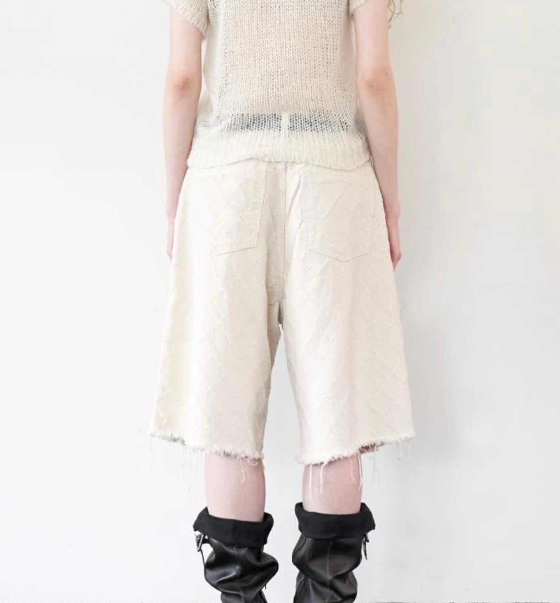 락케이크 Diamond Punching Bermuda Pants 상품이미지4