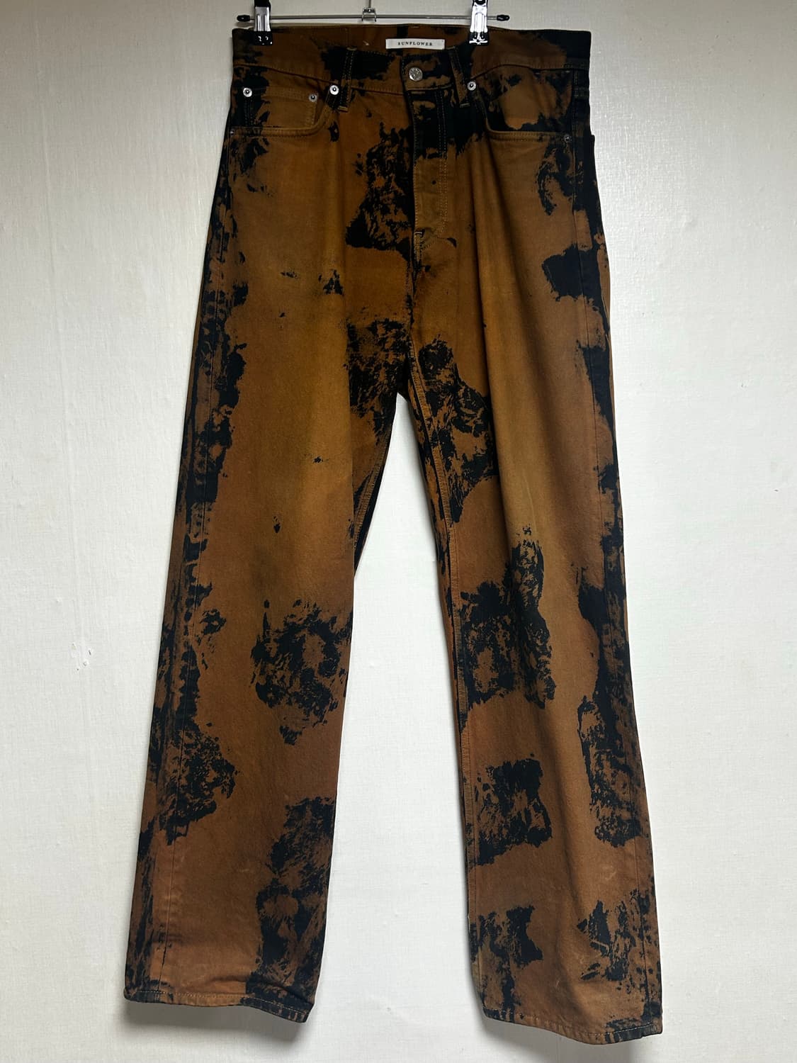 선플라워 22FW 루즈 브라운 팬츠 상품이미지1