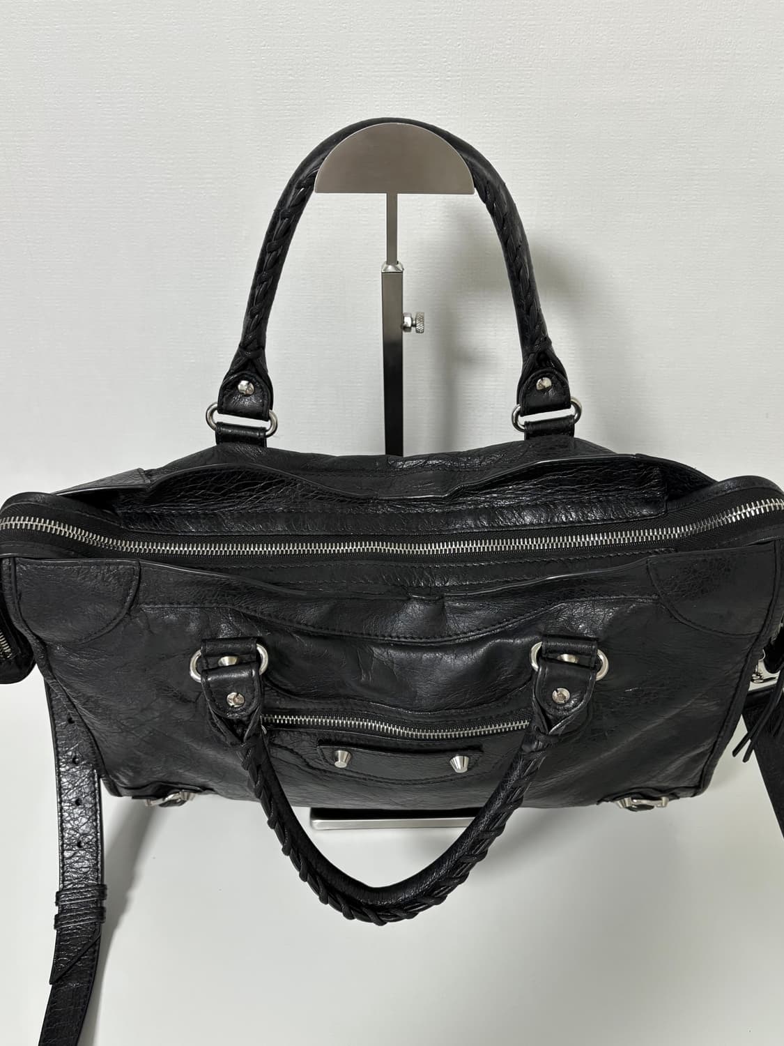 발렌시아가 시티 모터백 블랙 (크로스) 상품이미지9