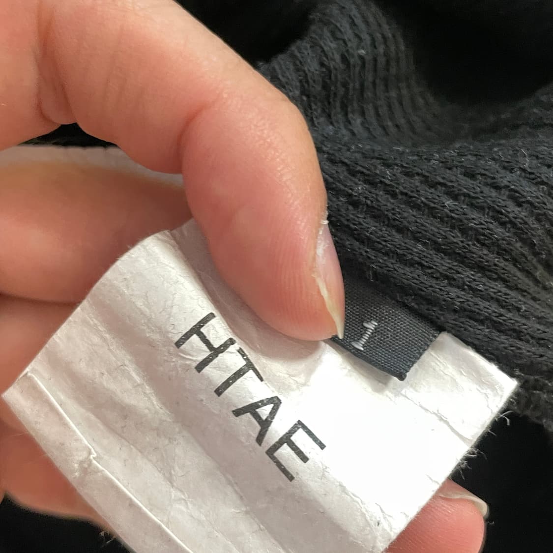 Htae thermal Raven black soft 긴팔티 상품이미지3