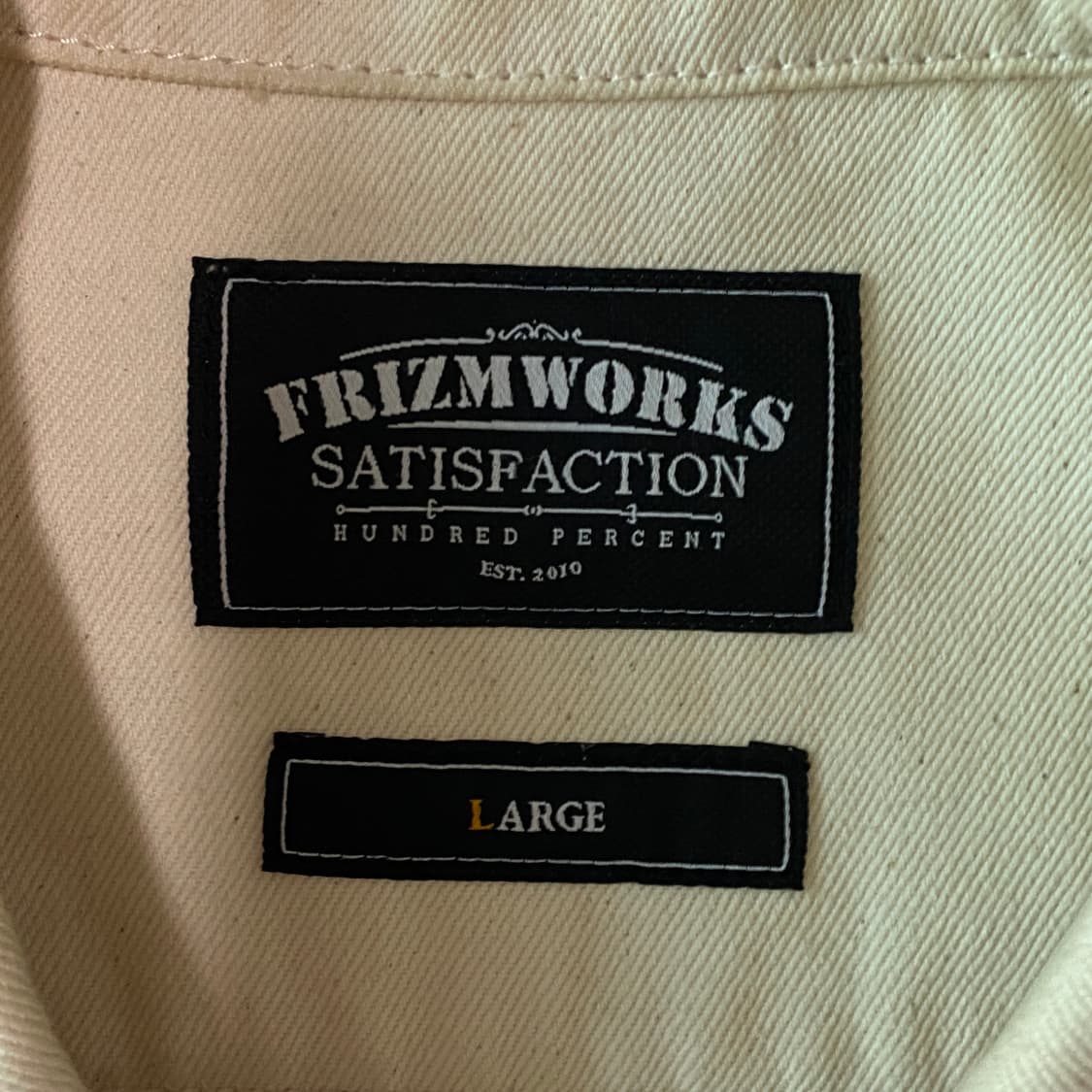 FRIZMWORKS Heavy Canvas Trucker Jacket 상품이미지7