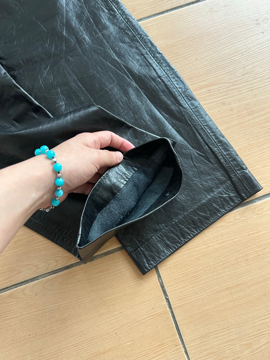 00’s Gap 레더 부츠컷 상품이미지6