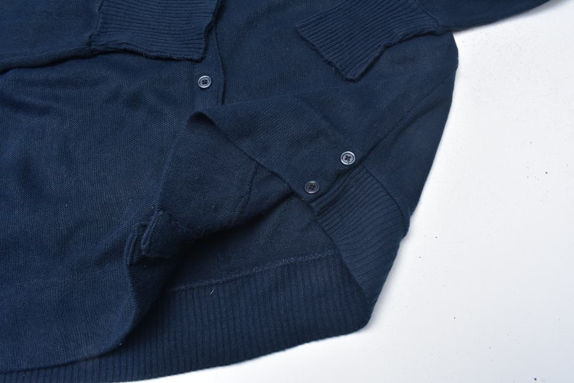 70S 라코스테 아이조드 니트 가디건 USA L N0831 상품이미지6