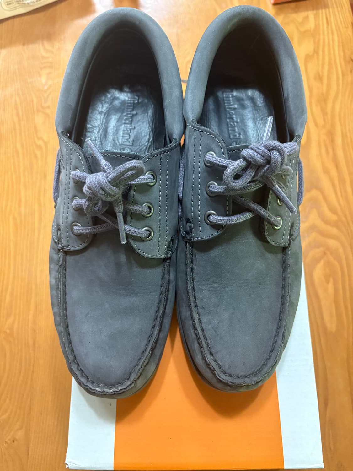 팀버랜드 보트슈즈 3아이 다크그레이 누벅 상품이미지3