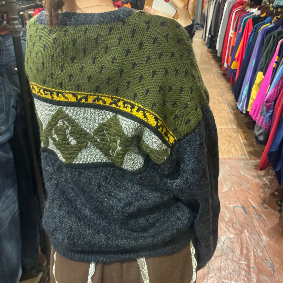 [Hi] 스웨터 아가일 패턴 니트 상품이미지5