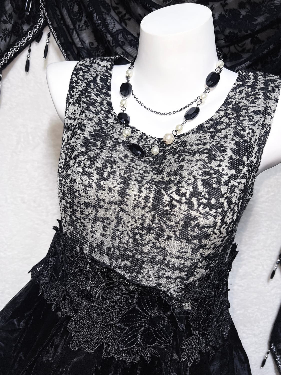 로맨틱고딕 고스로리 다크페어리 미니원피스 공겜 파티드레스 코스튬 연말 상품이미지4