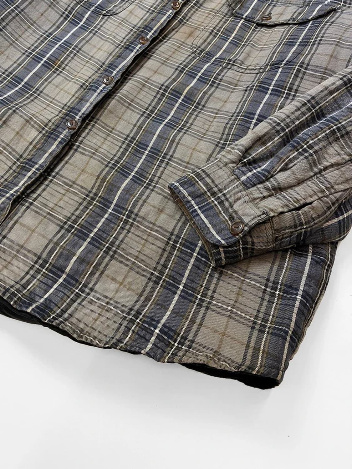 ClayBrooke 00s USA 누빔 플란넬 셔츠 PN5241 상품이미지4