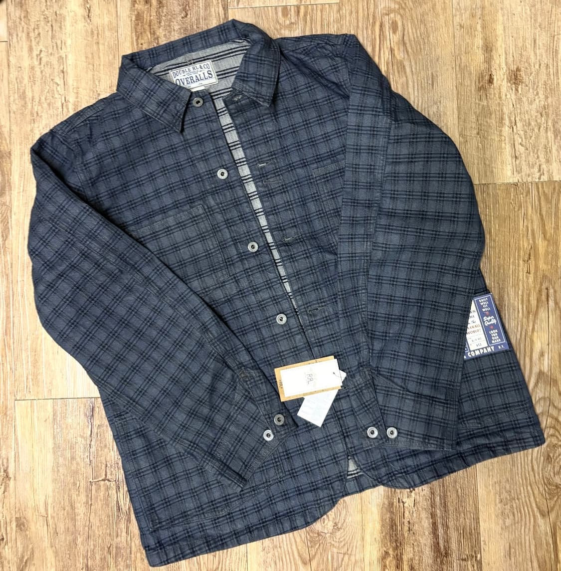 더블알엘 rrl 플래드 자카드 데님 자켓 블레이저 상품이미지4