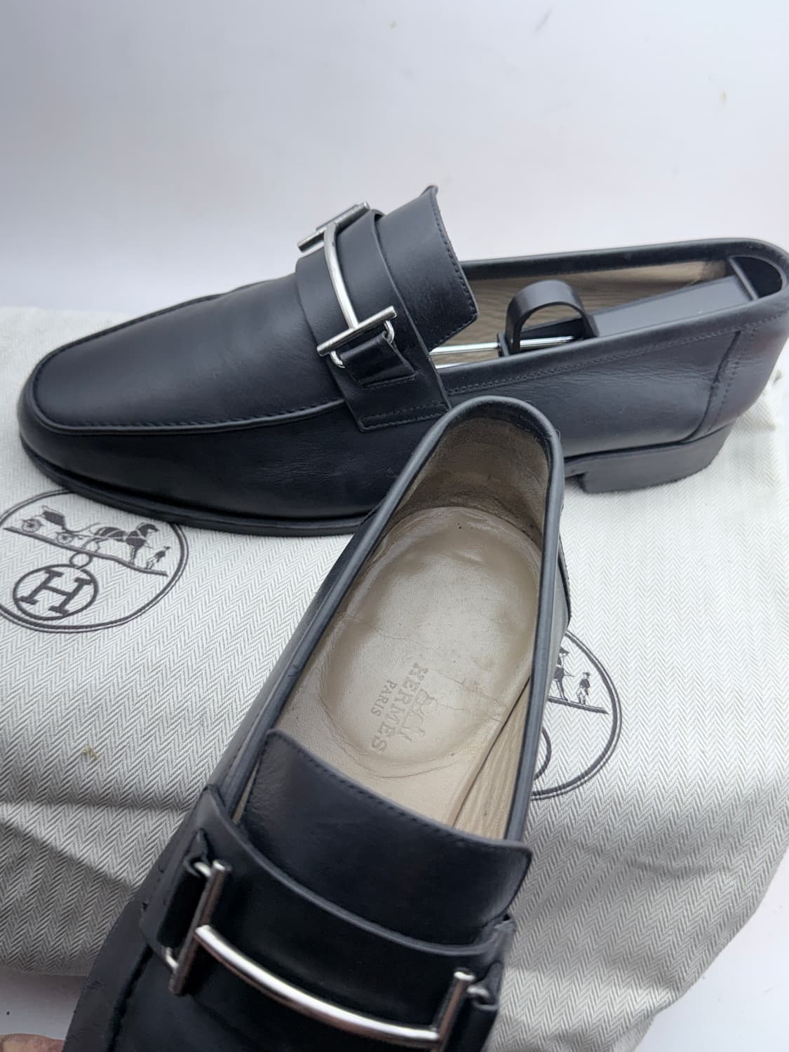 정품)애르메스구두255 상품이미지9